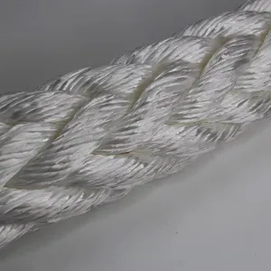 China Factory Mooring Pp&Polyester Pet Mixed 56Mm Composite Rope For Marine Strand Blended Rope 8 Strand pp Combination Rope LDMIX-8 thumbnail-3