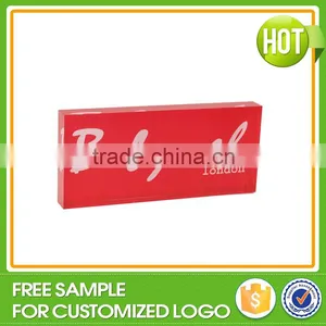 Acrylic Logo Block, Clear Plexiglass Block thumbnail-1