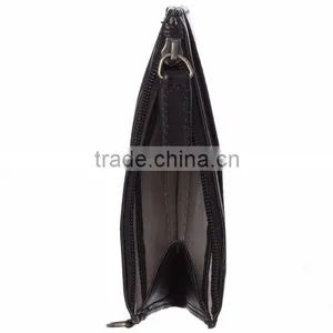 Genuine Leather Small Coin Purse With ID Window for Men's Leather Coin Pocket thumbnail-1