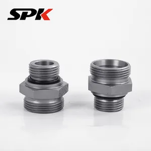 Hydraulic Transition Fitting, American Standard 1CO & 1DO Series Threaded Hydraulic Oil Tube Straight Fitting, Stainless Steel thumbnail-4
