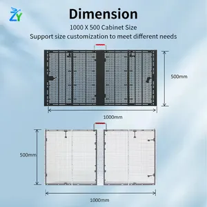 2025 Popular P3.91 P7.81 Transparency LED Display Outdoor Shopping Mall and Elevator Panel Wholesale With New Materials thumbnail-4