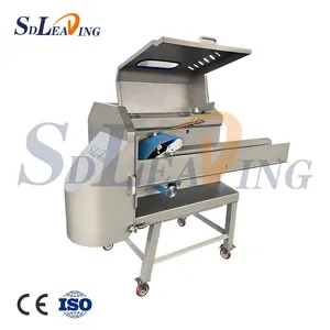 Automatic Stainless Steel Vegetables Cutting Machine Commercial Electric Vegetable Slicer Dicer Shredder for Food Processing thumbnail-4