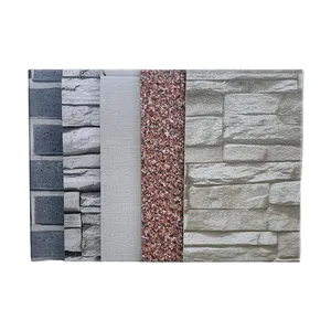 Modern Metal Carved Decorative Integrated Board Outdoor Wall Insulation Sandwich Panel Fireproof Heat Insulation Exterior thumbnail-1