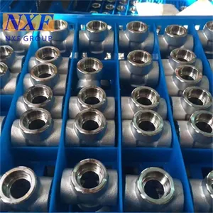 NXF UNS N10276 2.4819/NiMo16Cr15W/C276 OD DN15-1200 Class 3000-9000 Nickel Alloy Forging Technology Socket Welding Tee thumbnail-5