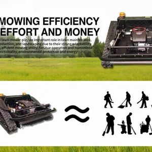 CE Approved Lawn Mower Robot Wireless VTLM800 800mm Cut 60° Slope With Loncin 452cc Engine thumbnail-4