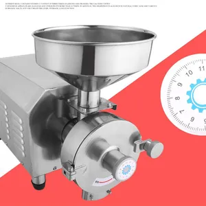 MO-Qdmdch Stone Mill Electric Grain Grinder Machine GW0072 Commercial Spice Herb Grinding Machine Low Speed Traditional Method 50-200 Mesh thumbnail-4