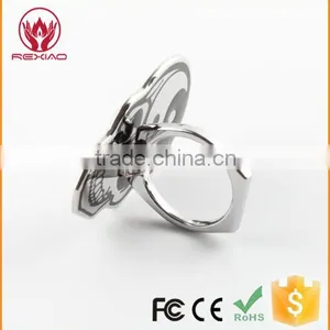 Metal Stainless Steel Skull Ring Holder Stand for IPhone 7, 6, 6s, 6s Plus, Samsung Note 5, Note 4, S5 thumbnail-4
