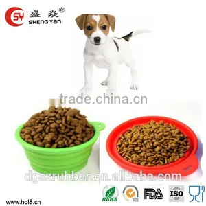 2014 Newest Portable Silicone Pet Bowl thumbnail-1