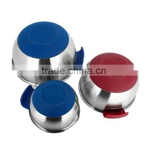 Chinese Stainless Steel Kitchenware Wholesale Stainless Steel Mixing Bowls With Handle thumbnail-2