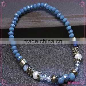 Wholesale Men Ans Women Beads Bracelet Alloy Glass Beads Bracelet thumbnail-1