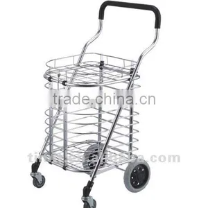 Luxury Design Practical Aluminum Shopping Trolley Cart thumbnail-1