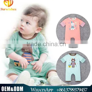 Cute Modeling Cartoon Animal Casual Wearing Baby Kids Jumpsuit 2016 Summer Cotton Rompers thumbnail-1