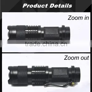 (130316) Promotional Customized Logo Mini Pocket AA Batteries Flashlights With 3 Modes thumbnail-4
