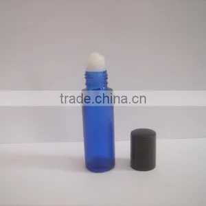 Glass Roll on Bottles 10ml Aromatherapy Essential Oil Roller Bottles With Roller Ball & Brushed Cap thumbnail-1