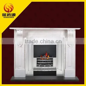 Indoor Used Stone Fireplace Mantels thumbnail-1