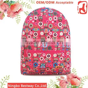 College Girls Backpack Bag Canvas Bag Fashion Backpack for Girls thumbnail-4