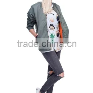 OEM Brand New 3D Print Emoji Gun Latest Women T Shirt thumbnail-5