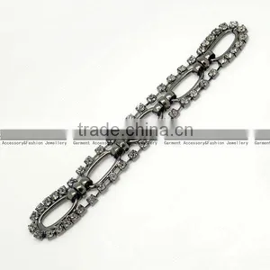 Stylish Garment Accessory, Rhinestone Buckle,mini Chain Belt WCK-785 thumbnail-1