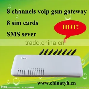 8 Channels Gsm Voip Gateway,voip Gateway4 Port Gsm Usb Voip Gateway Wifi Router thumbnail-1