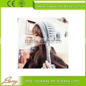 China Custom High Quality Knit Beanie Cat Ears thumbnail-1