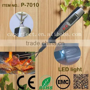 China Supplier Good Digital Bbq Thermometer With Fork thumbnail-1
