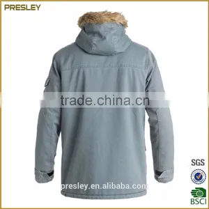 2016 China Manufacturers Custom High Quality Fashion Men Winter Overhead Coat Outdoor Jacket thumbnail-4
