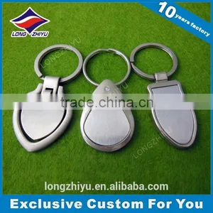 Metal Shopping Cart Coin Keychain Printing Keychain thumbnail-5
