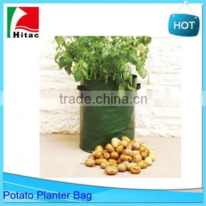 40L Green Potato Grow Bag Planter With Pockets,Round Garden Planter Bags thumbnail-1