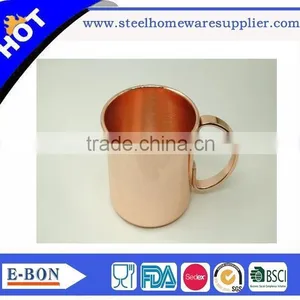 Hot Sale Pure Coper Manufacturer Moscow Mule Copper Solid Mug Quality Choice thumbnail-1