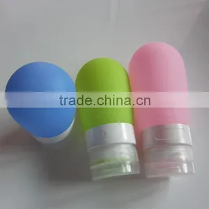 3 Oz. Soft Touch Silicone Travel Bottle Dispenser thumbnail-1