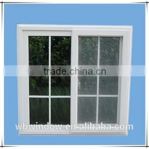UPVC/PVC Attractive Design Sliding Window With Grill thumbnail-6