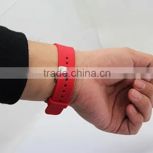 Red Smart Watch Bracelet Silicon Watch Band /Leather Strap Wristband For SAMSUNG GEAR S R750 thumbnail-6