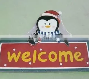 Penguin Welcome Door Hanger thumbnail-1