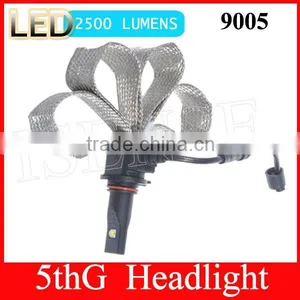JUNHUA Newest 5TH LED Headlight DC12V/ 24V 2500LM h4 9005 H13 20W High Power Led Car Headlight thumbnail-1