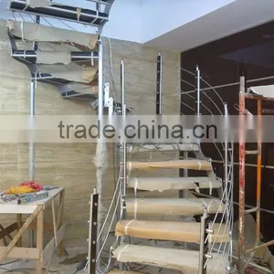 China Leading Customized Steel Curve Stairs Factory Supplier thumbnail-4