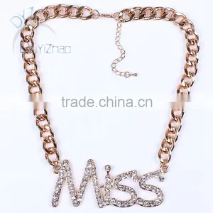 Wholesale Gold Chain Necklace Miss Design thumbnail-1