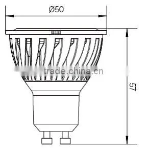 LG LED Lamp PAR16 6W 310lm GU10 25,000h Dimmable P0627G40T11 thumbnail-2