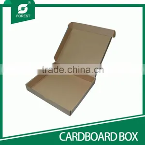 FLAT PACKING PLAIN CARDBOARD SHIPPING BOXES POSTAGE MAILER BINS WITH CUSTOM PRINT thumbnail-1