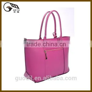 Ladies Fashion Genuine Leather Handbags Wholesale Made in China 2014 thumbnail-2