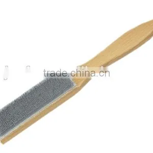 Ultra-fine Hardened Steel Wire File Cleaner With Hardwood Handle thumbnail-1