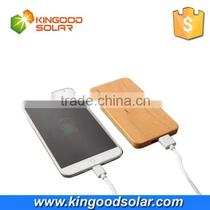 2016 Newest Portable 4000mah Wooden Rohs Power Bank Charger thumbnail-3