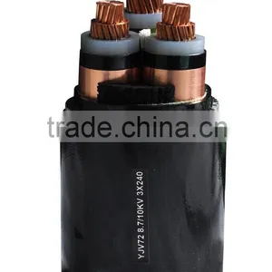Power Electric Cable Wire With AL/CU Conductor Multi Core 60mm XLPE Insulated PE Sheath Thick Steel Wire Armored thumbnail-1