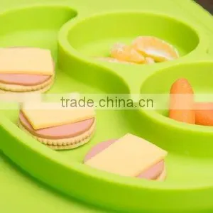 Custom Food Grade Baby Silicone Placemat Plate thumbnail-6