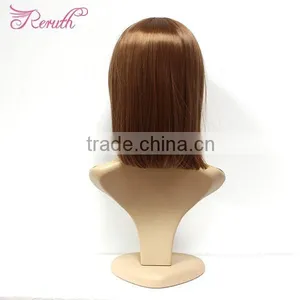 New Hairstyle Soft Natural Short Straight Blonde Bob Wig Hair thumbnail-5