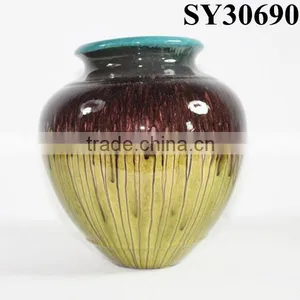Home Decorative Yellow Large Cheap Ceramic Flower Vase thumbnail-5