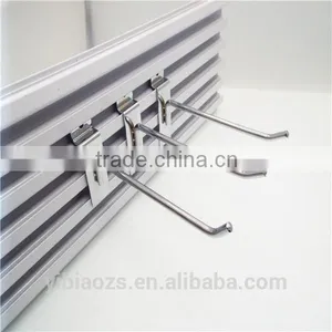 Display Wire Hanging Hook Slatwall Metal Euro Hooks thumbnail-2