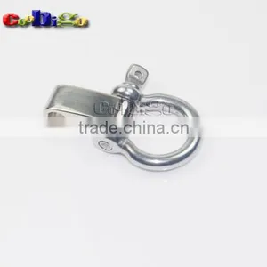 New Style Adjustable Bow Shackle Stainless Steel Buckles For Paracord Bracelet Parachute Cord thumbnail-1
