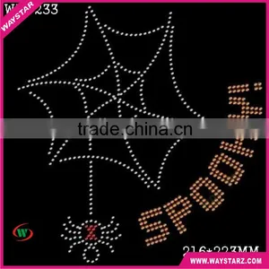 Spooky Design Wholesale Rhinestones Transfers On Garment thumbnail-1