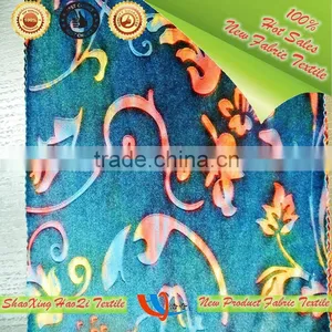 New Woman Clothing Fabric Product Made in China Shaoxing Factory Scuba 3d Print Multicolor Emboss Fabric thumbnail-4