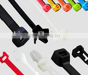 Double Lock Cable Tie, Double Loop Cable Tie, Plastic Cable Tie 8*400 thumbnail-1